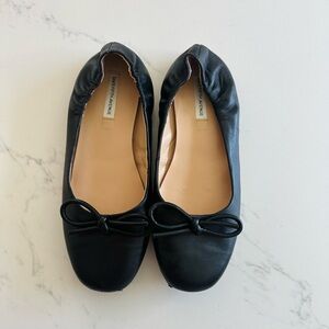 Saks Fifth Avenue Black Ballet Flats - 9